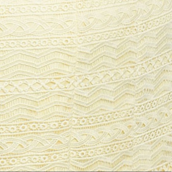 Brand New High Neck Crochet Lace Fringe Hem Dress - Picture 8 of 8